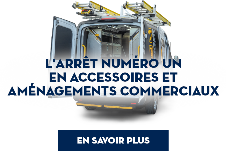 Camion avec aménagements.